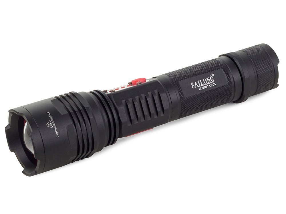 MOCNA LATARKA WOJSKOWA CREE LED USB XML-L T6 POWER BANK